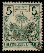 Palm-tree issue of 1896 with double perforation